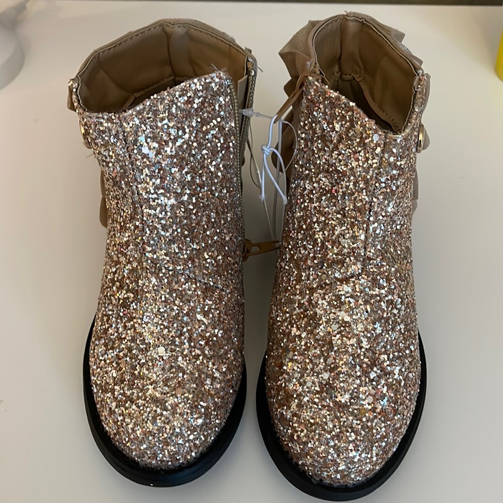 Nicole Miller Glitter Toddler Boots